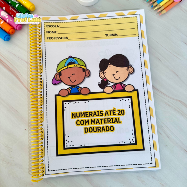 Apostila Numerais até 20 com Material Dourado