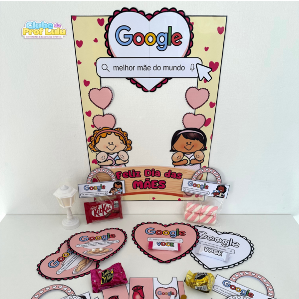 Kit Dia das Mães tema Google