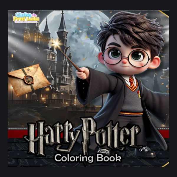 Livro para Colorir Estilo Bobbie Goods - Harry Potter