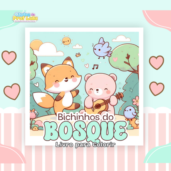 Livro para Colorir Estilo Bobbie Goods - Bichinhos do Bosque