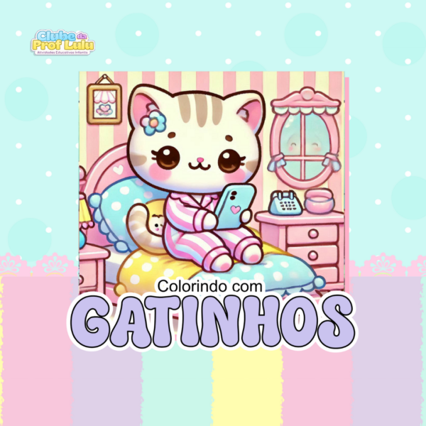 Livro para Colorir Estilo Bobbie Goods - Gatinhos