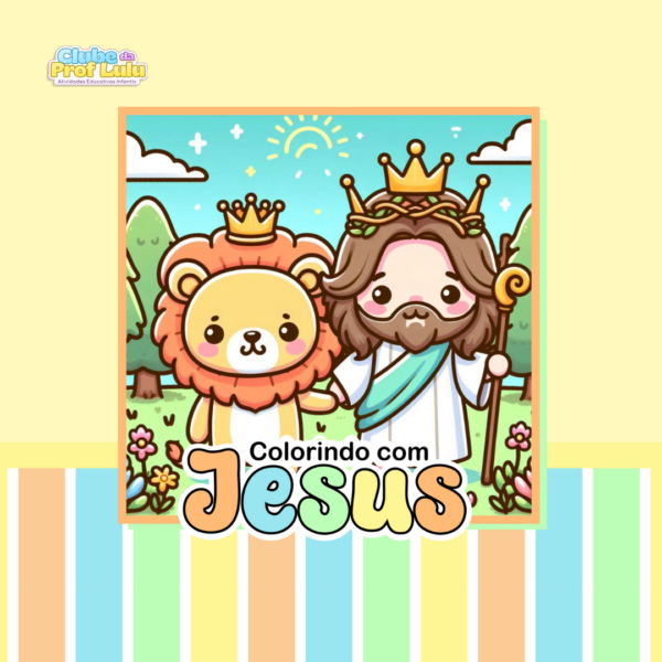 Livro para Colorir Estilo Bobbie Goods - Colorindo com Jesus