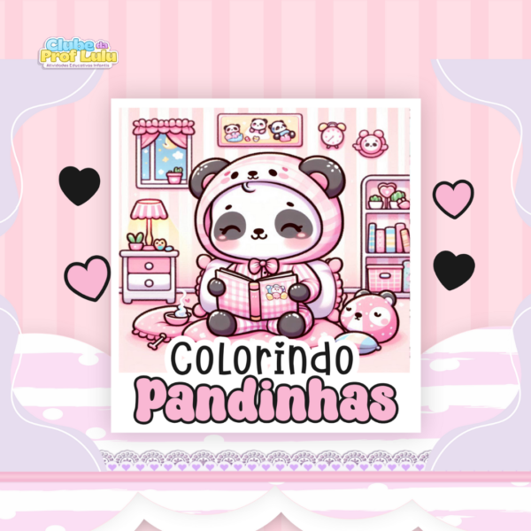 Livro para Colorir Estilo Bobbie Goods - Pandinhas