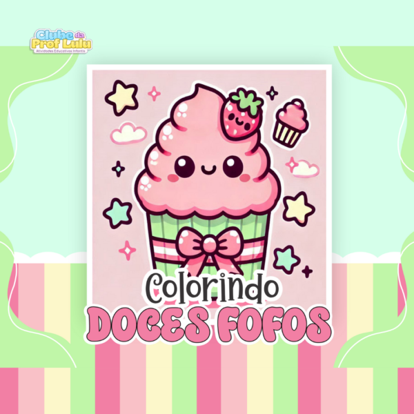 Livro para Colorir Estilo Bobbie Goods - Doces Fofos