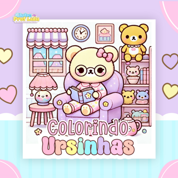 Livro para Colorir Estilo Bobbie Goods - Ursinhas