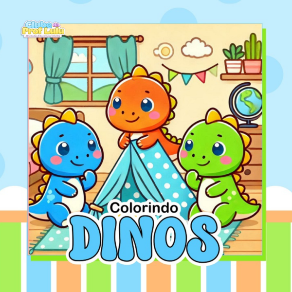 Livro para Colorir Estilo Bobbie Goods - Dinos