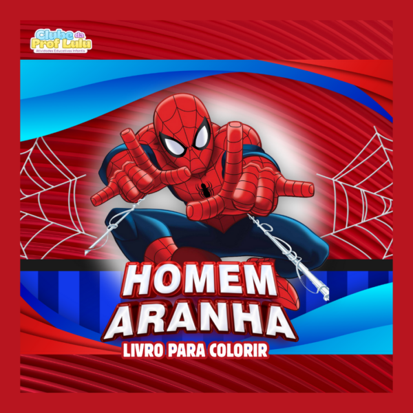 Livro para Colorir Estilo Bobbie Goods - Homem Aranha