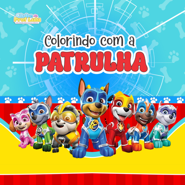 Livro para Colorir Estilo Bobbie Goods - Patrulha Canina