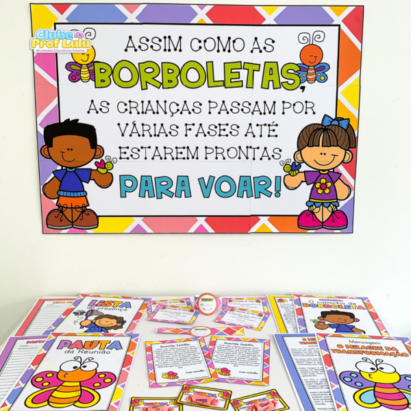 Kit de Reunião de Pais - Borboletas