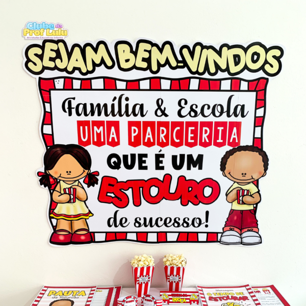 Kit de Reunião de Pais - Pipoca