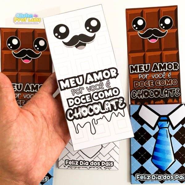 Cartão Dia dos Pais - Chocolate