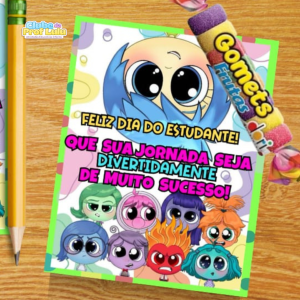 Tag para lembrancinha - Dia do Estudante