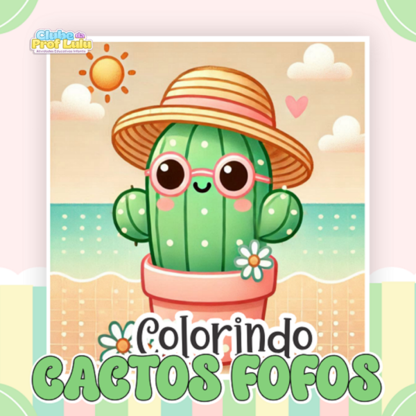 Livro para Colorir Estilo Bobbie Goods - Cactos Fofos