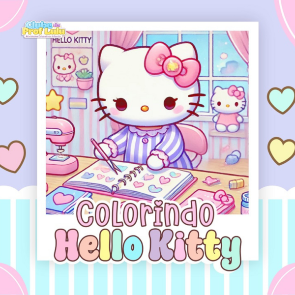 Livro para Colorir Estilo Bobbie Goods - Hello Kitty