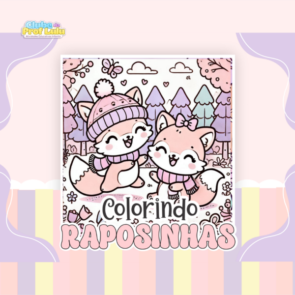 Livro para Colorir Estilo Bobbie Goods - Raposinhas