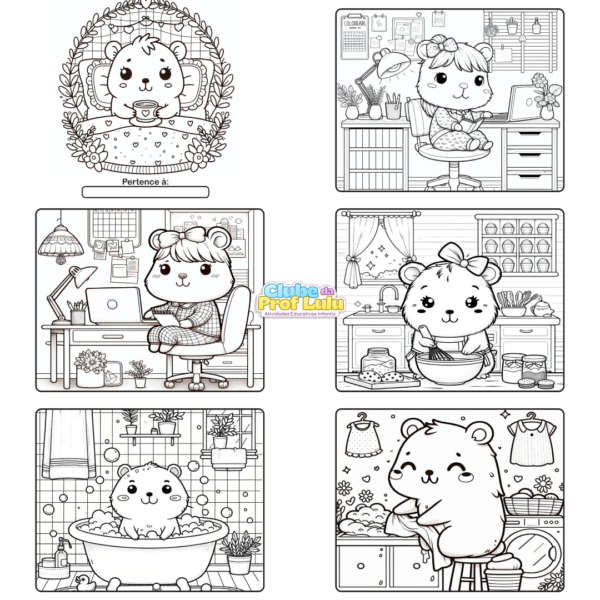 Livro para Colorir Estilo Bobbie Goods - Capivaras - Image 2
