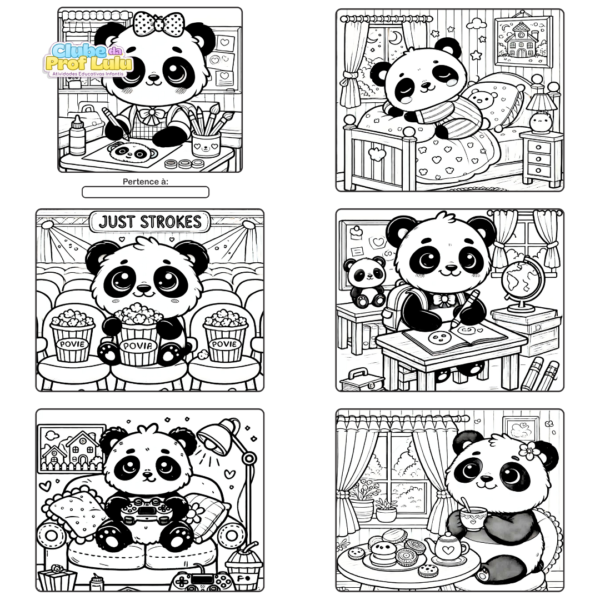 Livro para Colorir Estilo Bobbie Goods - Pandinhas - Image 2
