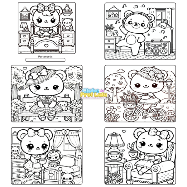 Livro para Colorir Estilo Bobbie Goods - Ursinhas - Image 2