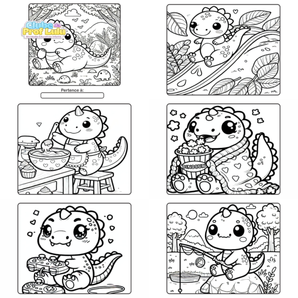 Livro para Colorir Estilo Bobbie Goods - Dinos - Image 2