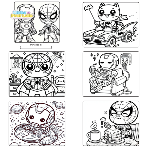 Livro para Colorir Estilo Bobbie Goods - Heróis - Image 2