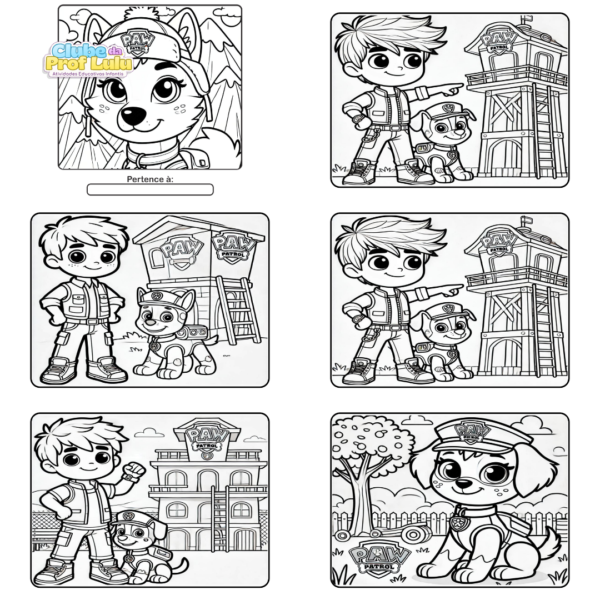 Livro para Colorir Estilo Bobbie Goods - Patrulha Canina - Imagem 2