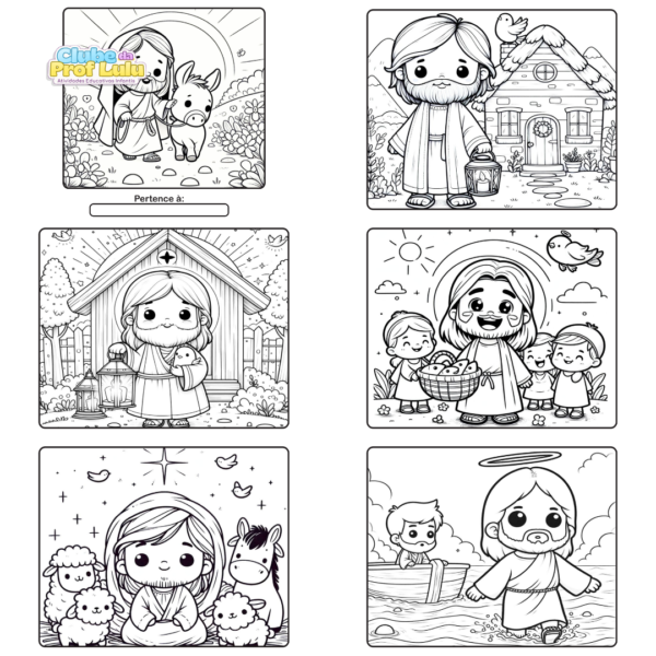 Livro para Colorir Estilo Bobbie Goods Masculino - Jesus Cristo - Image 2