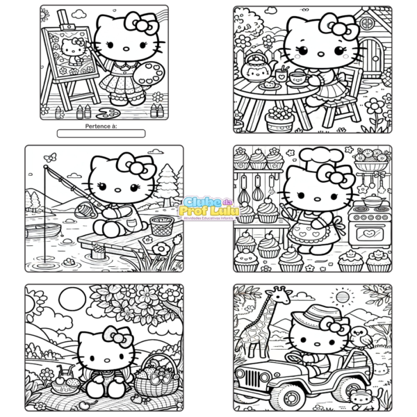 Livro para Colorir Estilo Bobbie Goods - Hello Kitty - Imagem 2