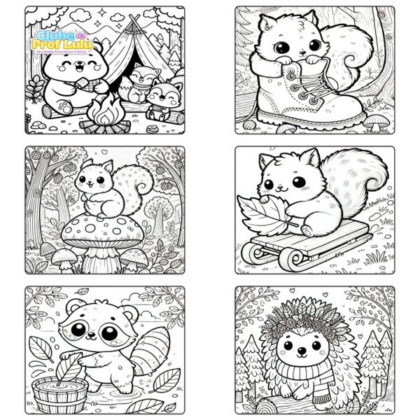 Livro para Colorir Estilo Bobbie Goods - Bichinhos do Bosque - Image 3