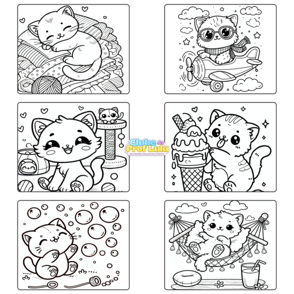 Livro para Colorir Estilo Bobbie Goods - Gatinhos - Image 3