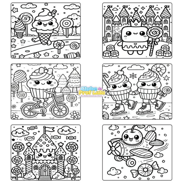 Livro para Colorir Estilo Bobbie Goods - Doces Fofos - Image 3