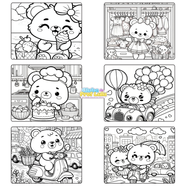 Livro para Colorir Estilo Bobbie Goods - Ursinhas - Image 3
