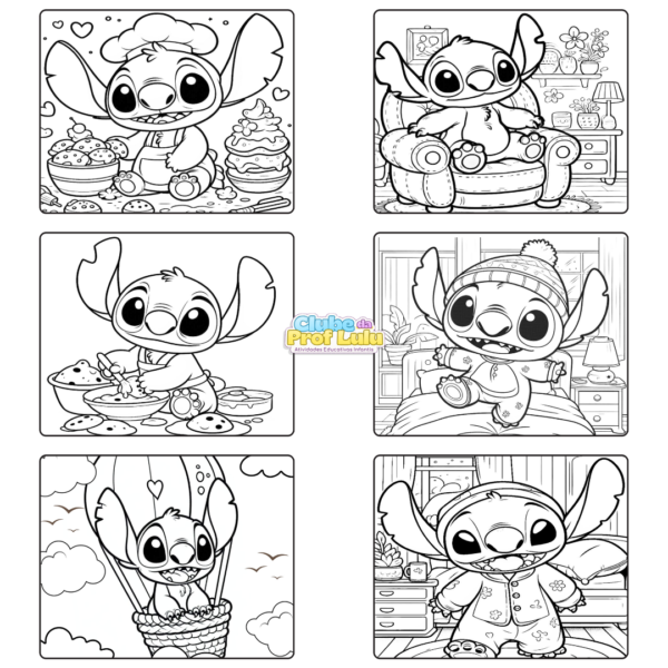 Livro para Colorir Estilo Bobbie Goods - Stitch (Menina) - Image 3