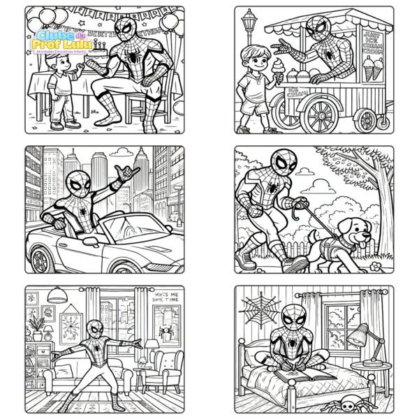 Livro para Colorir Estilo Bobbie Goods - Homem Aranha - Image 3