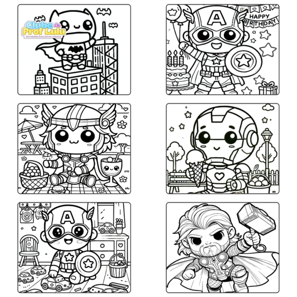 Livro para Colorir Estilo Bobbie Goods - Heróis - Image 3
