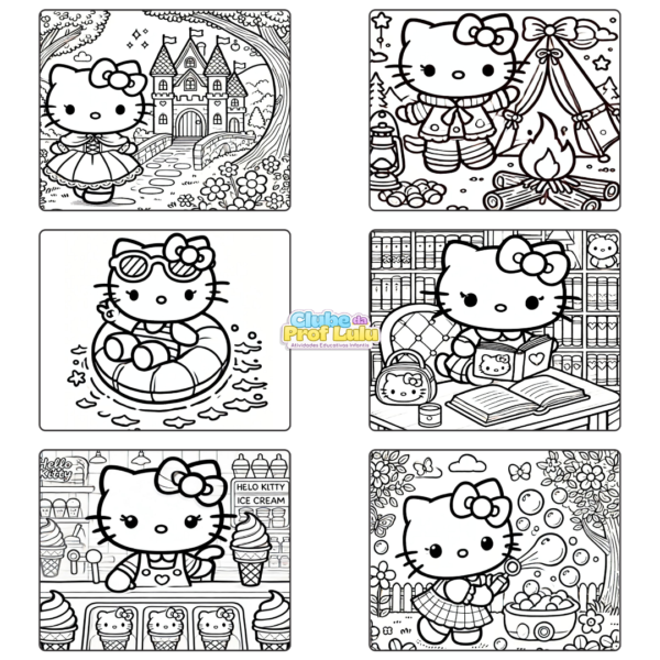 Livro para Colorir Estilo Bobbie Goods - Hello Kitty - Imagem 3