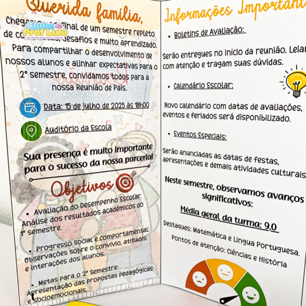 Folder - Reunião de Pais - Imagem 2