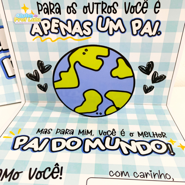 Cartão Dia dos Pais - Melhor Pai do Mundo - Image 2