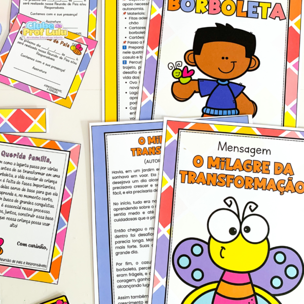 Kit de Reunião de Pais - Borboletas - Imagem 6