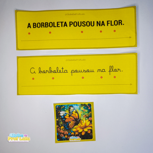 Fichas de Leitura de Frases
