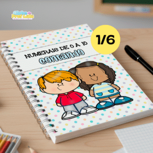 Kit de 6 Apostilas para trabalhar Numerais de 0 a 10