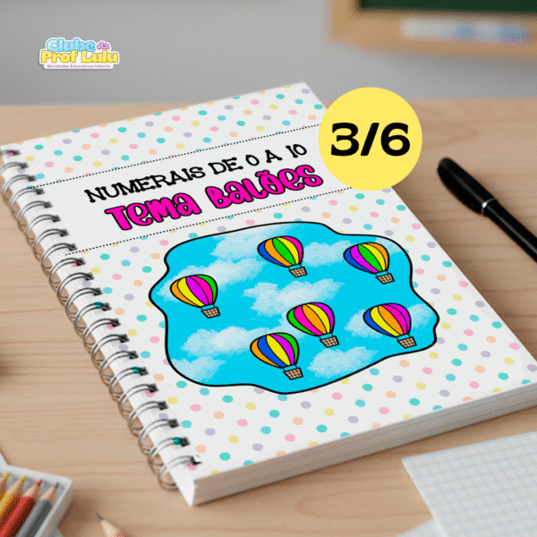 Kit de 6 Apostilas para trabalhar Numerais de 0 a 10 - Imagem 5