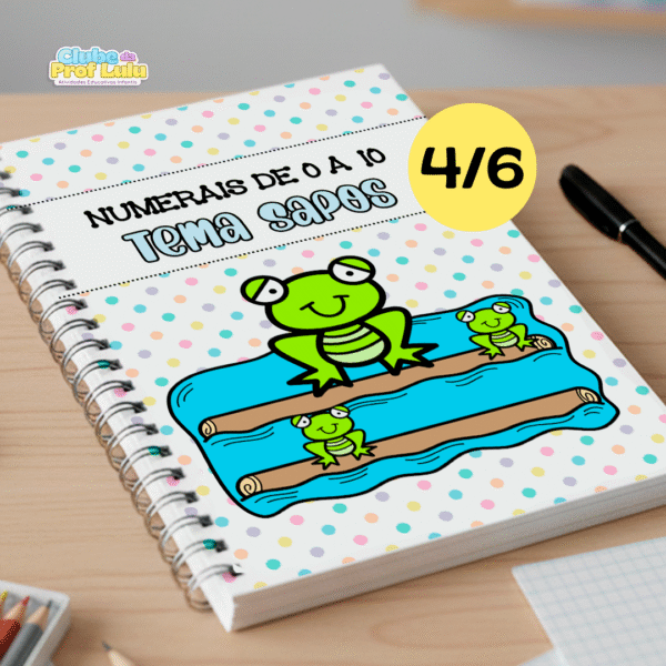 Kit de 6 Apostilas para trabalhar Numerais de 0 a 10 - Imagem 7
